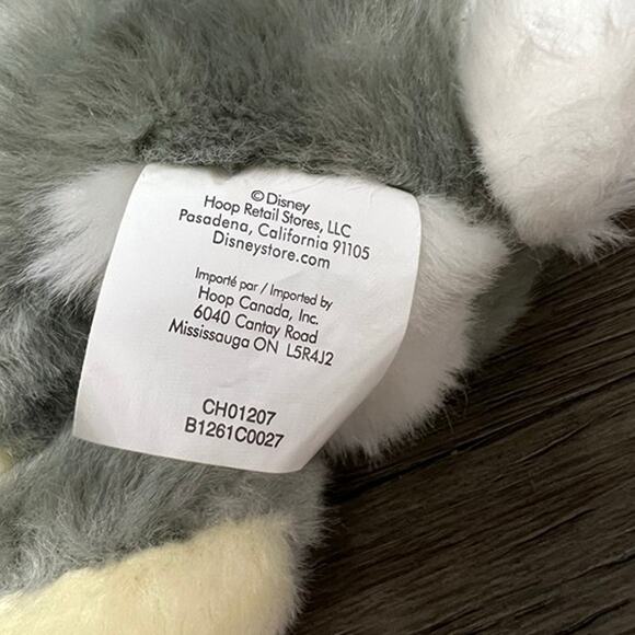 Disney Bambi Floppy Thumper Plush Vintage‎  w/ Hang Tag - Picture 4 of 6